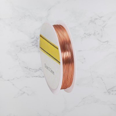 Fil cuivre - BeadingCordDIY™ - Rose gold - Latelierdesoutils