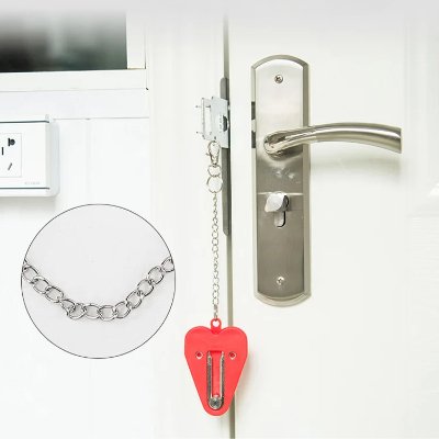 Serrure de porte - SecurityDoorLock™ - Rouge - Latelierdesoutils