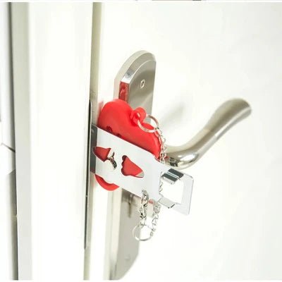 Serrure de porte - SecurityDoorLock™ - Rouge - Latelierdesoutils